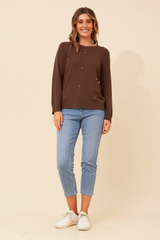 Caroline Morgan Star Pattern Knit Jumper