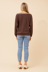 Caroline Morgan Solid Knit Jumper