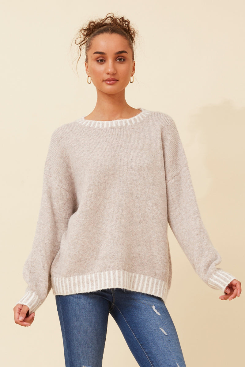 Caroline Morgan Solid Knit Jumper