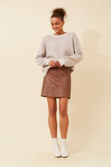 Caroline Morgan Solid Knit Jumper