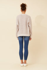 Caroline Morgan Solid Knit Jumper