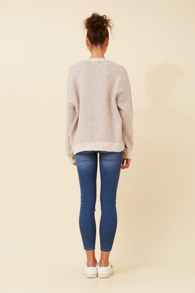 Caroline Morgan Solid Knit Jumper