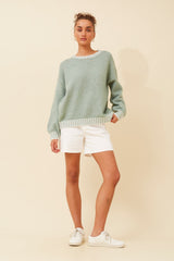 Caroline Morgan Solid Knit Jumper