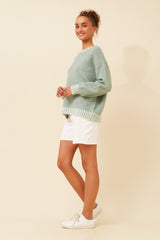 Caroline Morgan Solid Knit Jumper