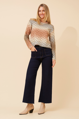 Caroline Morgan Jacquard Pattern Jumper