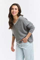 Italian Star Cashmere Tracks Jumper