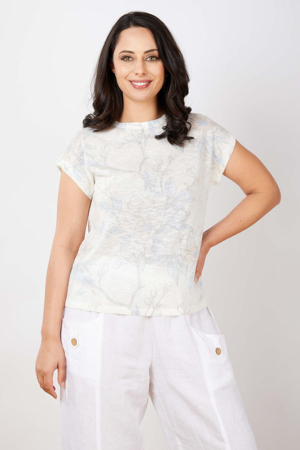 JJ Sisters Linen Viscose Top