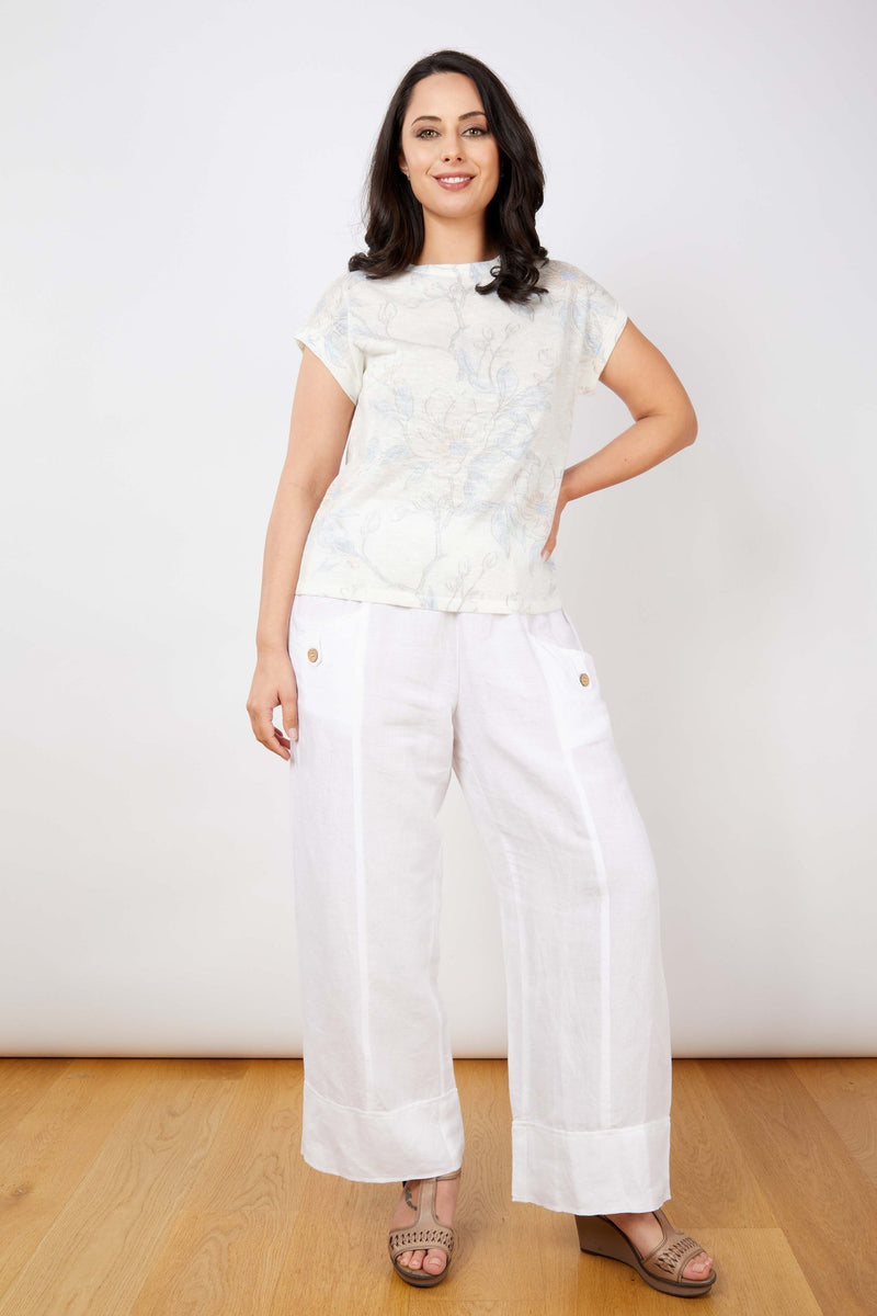 JJ Sisters Linen Viscose Top