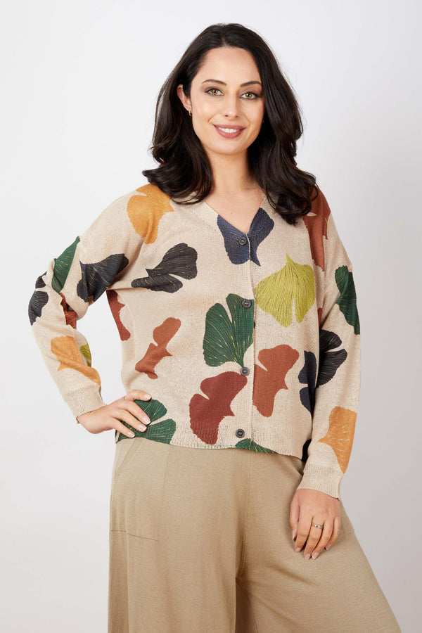 JJ Sisters Cotton Linen Cardigan