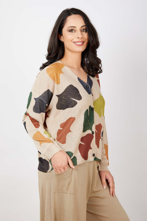 JJ Sisters Cotton Linen Cardigan