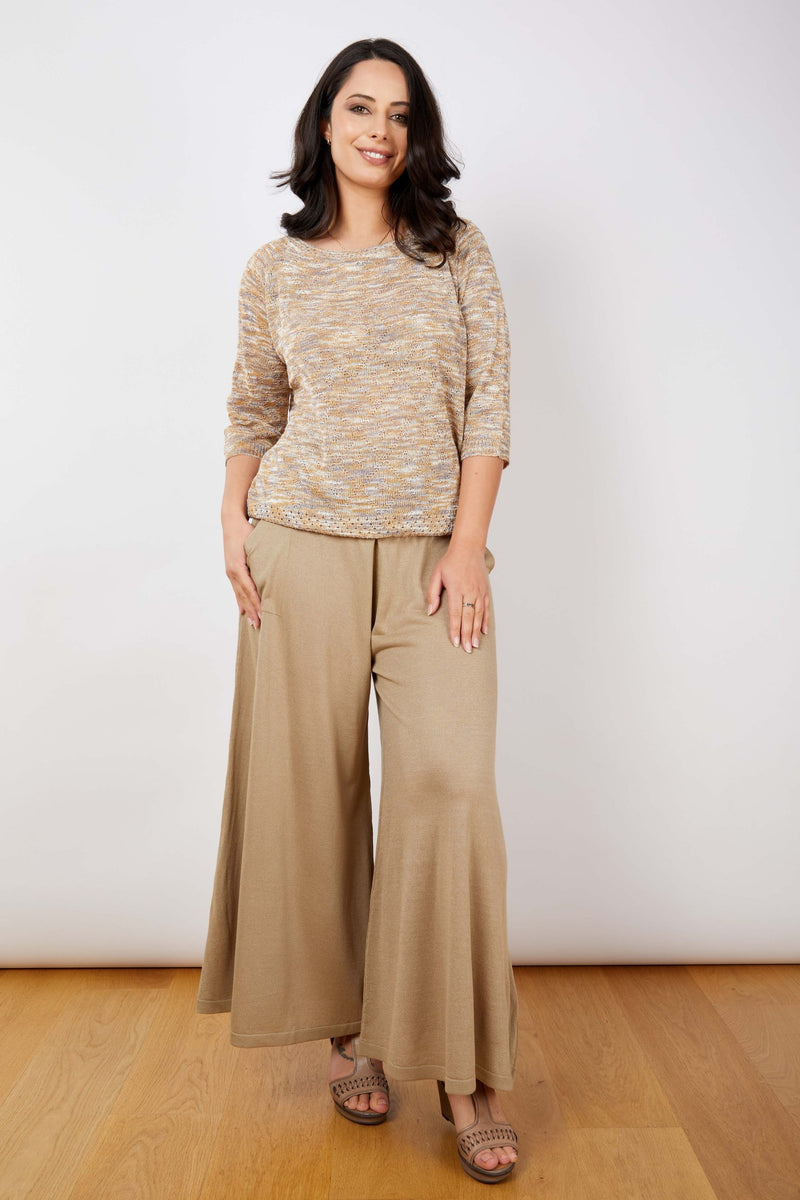 JJ Sisters Cotton Linen Knitted Top