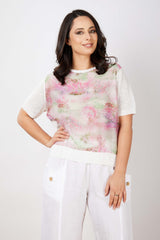 JJ Sisters Silk Linen Top