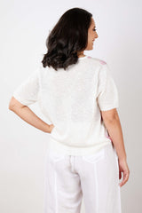JJ Sisters Silk Linen Top