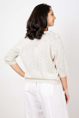 JJ Sisters Silk Linen Cardigan