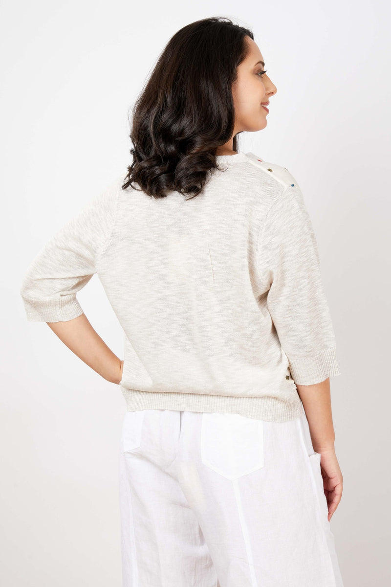 JJ Sisters Silk Linen Cardigan