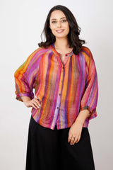 JJ Sisters Silk Linen Top