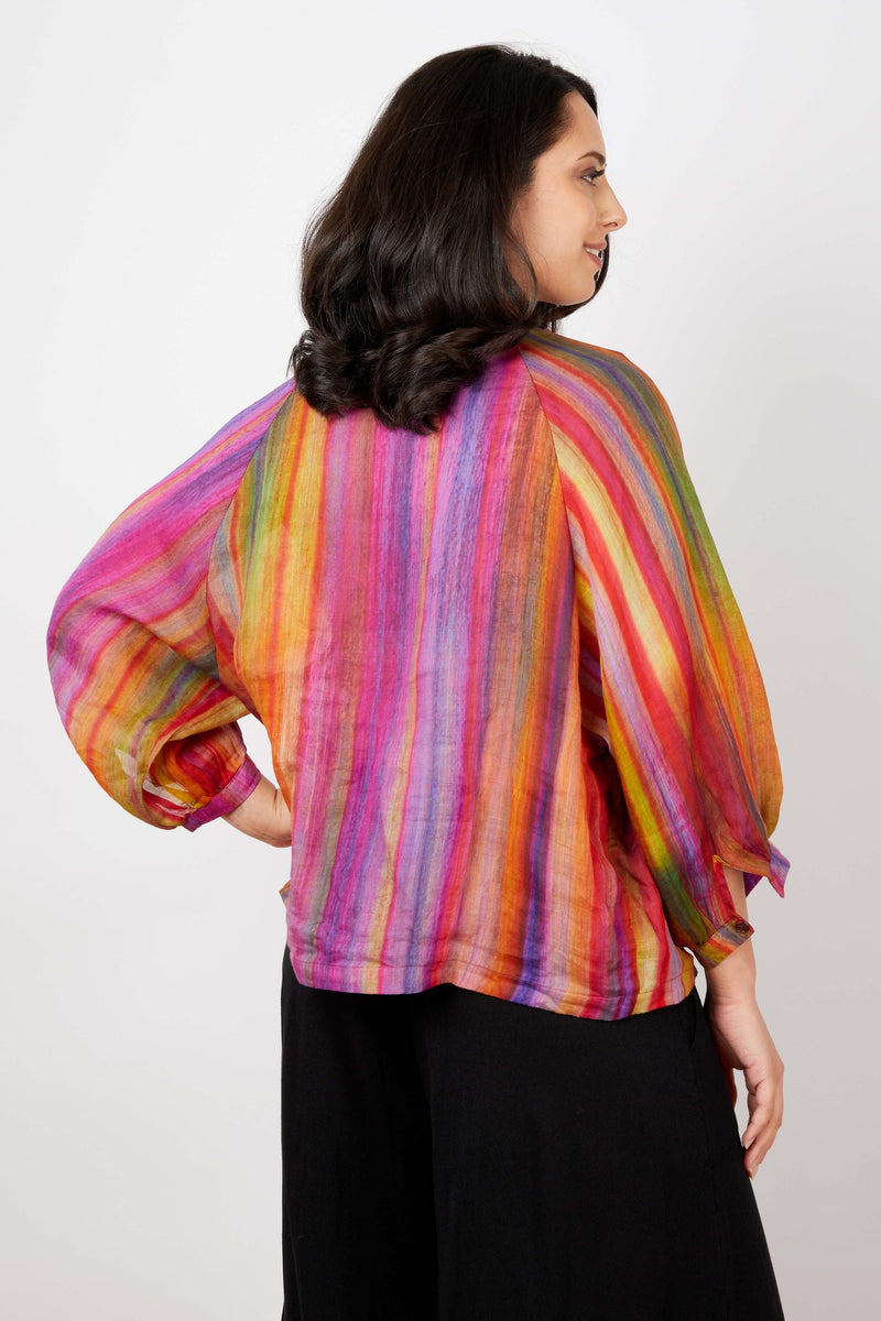 JJ Sisters Silk Linen Top