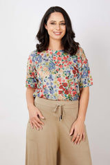JJ Sisters Cotton Linen Top