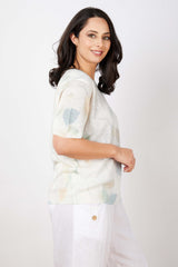 JJ Sisters Linen Viscoe Top