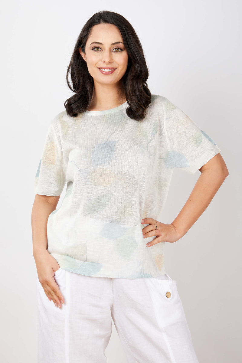 JJ Sisters Linen Viscoe Top