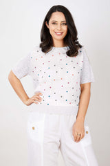 JJ Sisters Silk Linen Top