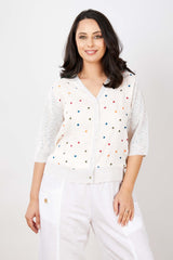 JJ Sisters Silk Linen Cardigan