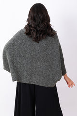 JJ Sisters Wool Blend Cape