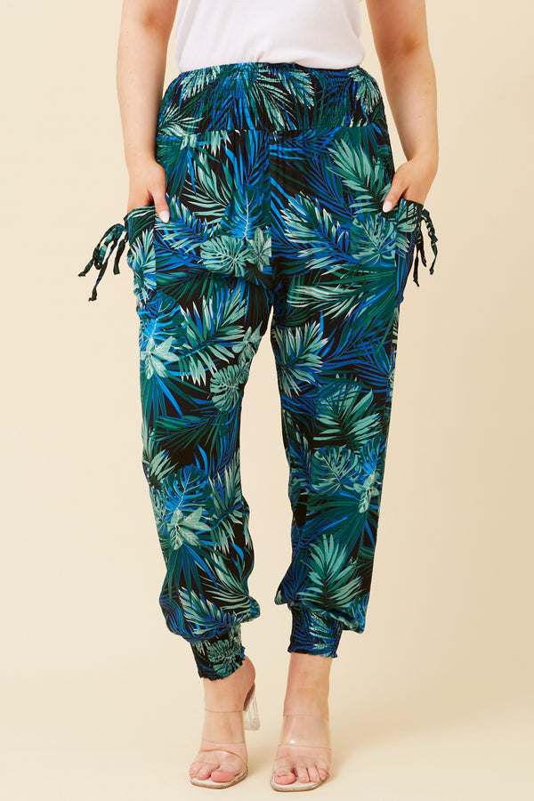 Caroline Morgan Printed Harem Pant