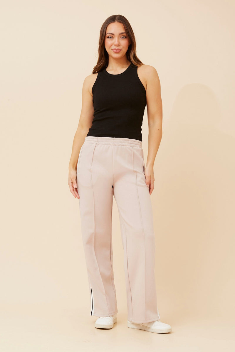 Caroline Morgan Side Stripe Track Pant