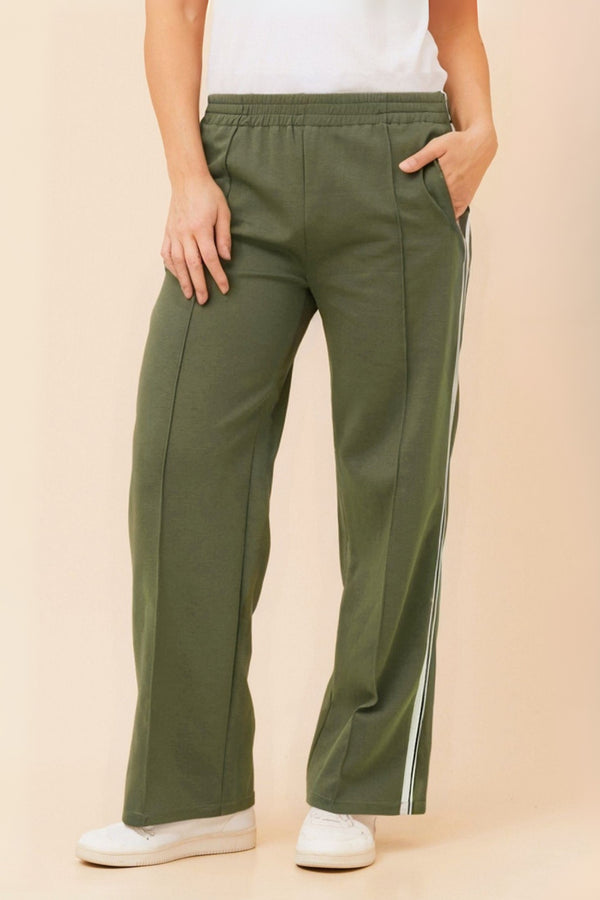 Caroline Morgan Side Stripe Track Pant