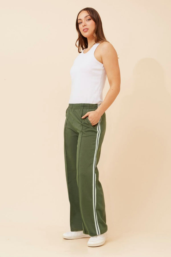 Caroline Morgan Side Stripe Track Pant