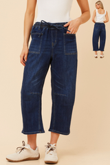 Caroline Morgan Denim Barrel Jean