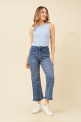 Caroline Morgan Straight Leg Denim Jean
