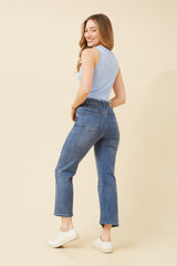 Caroline Morgan Straight Leg Denim Jean