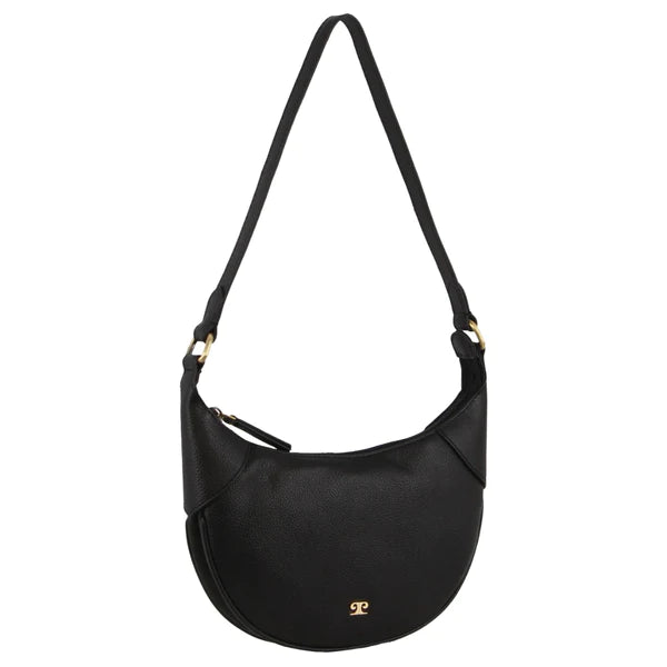 Pierre Cardin Leather Crescent Shoulder Bag