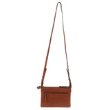 Pierre Cardin Leather Pleated-Design CrossBody Bag