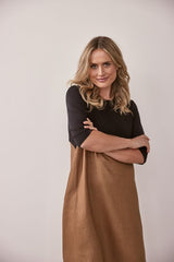 See Saw Linen Jersey Dress