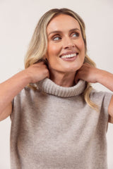 See Saw 100% Merino Wool Side Split Vest