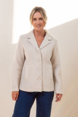 See Saw 100% Boiled Wool Blazer