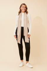 Caroline Morgan Solid Lurex Scarf