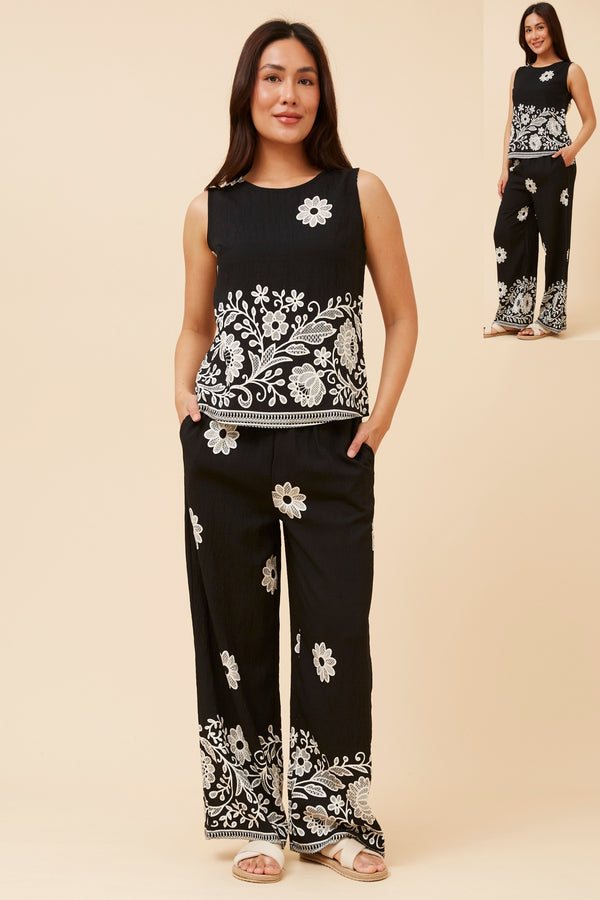 Caroline Morgan Floral Printed 2pc Set
