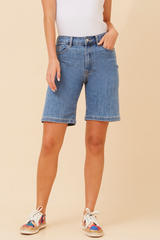 Caroline Morgan Denim Shorts