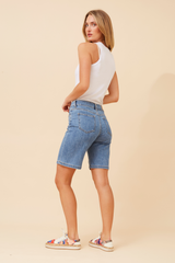 Caroline Morgan Denim Shorts