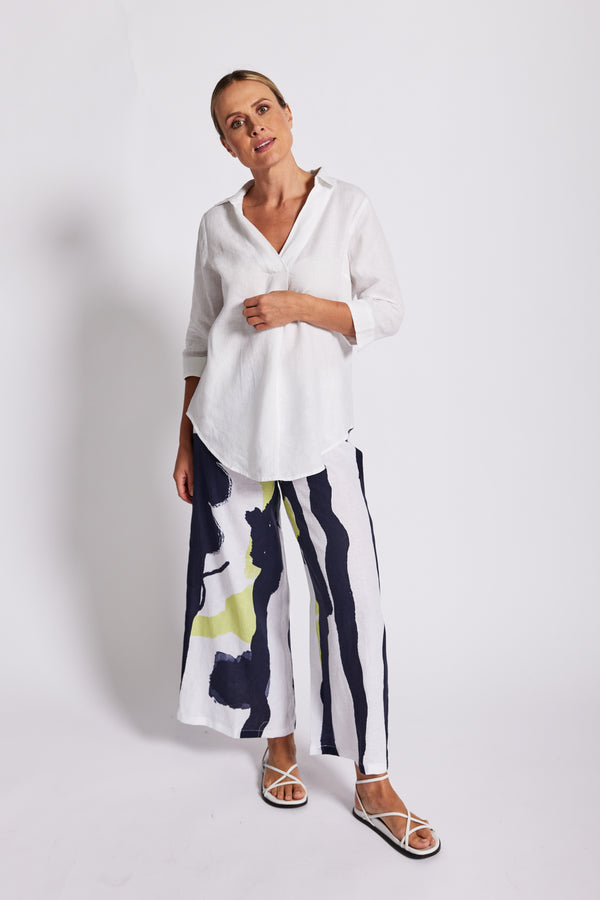 See Saw Linen Palazzo Pant