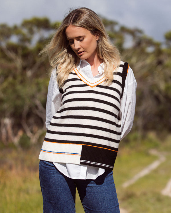 See Saw Striped Vest