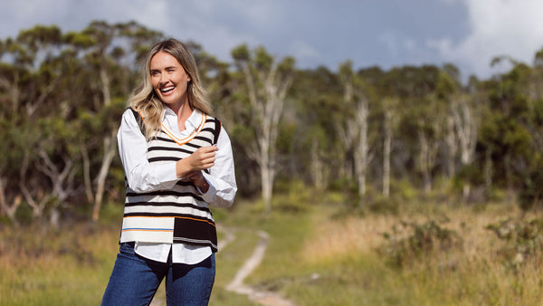 See Saw Striped Vest