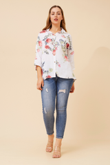 Bottega Floral Print Shirt