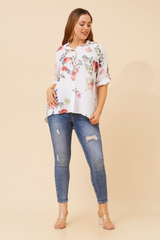 Bottega Floral Print Shirt
