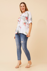 Bottega Floral Print Shirt