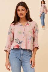 Bottega Morgan Floral Print Shirt